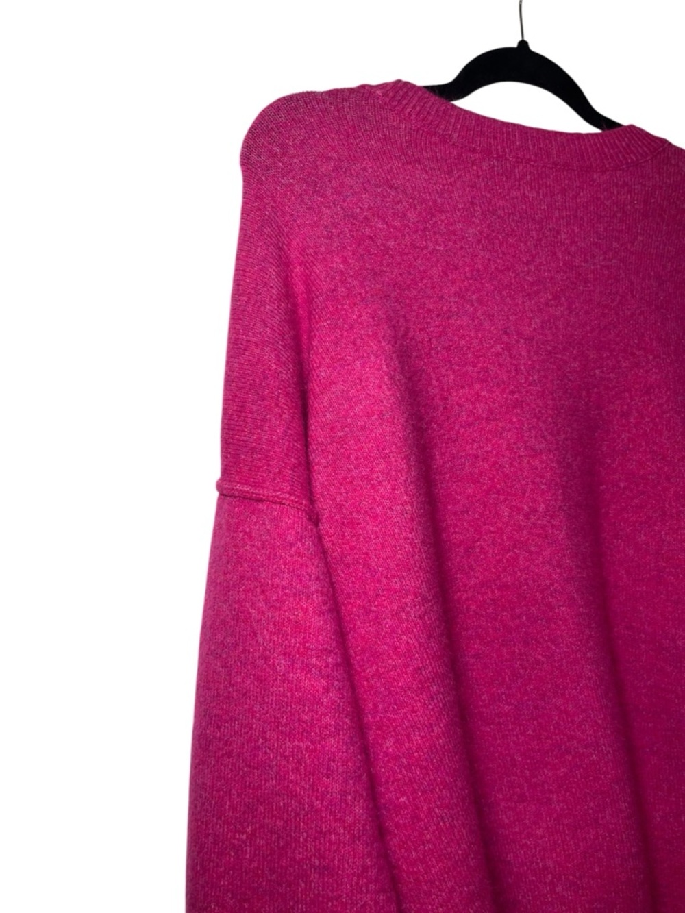 Vince Camuto Women's Soft Knit Long Sleeve Fuchsia Crewneck Sweater Size XL - Picture 10 of 14